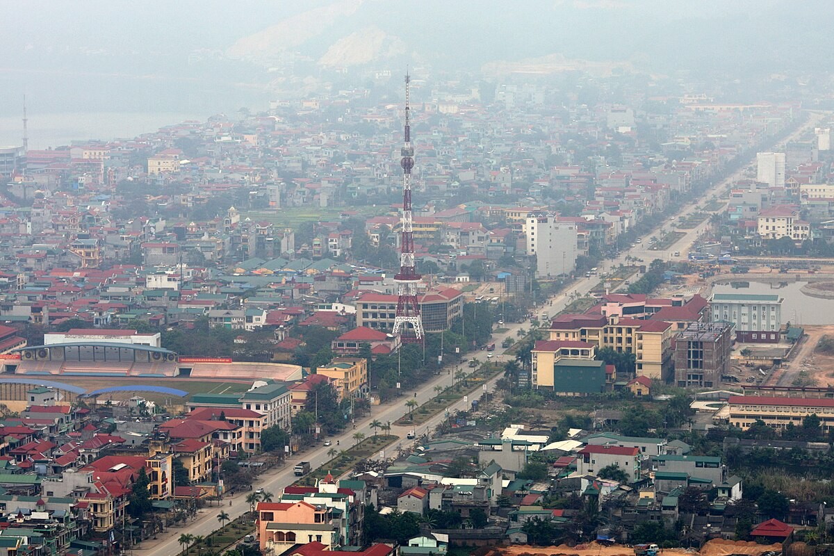 A view of Hoa Binh city